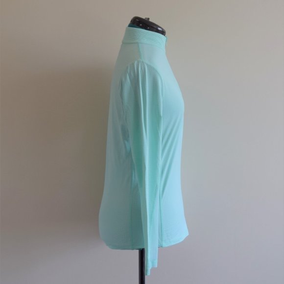 2/$20 Pastel Mint Green Half Zip Sweater Pullover - Picture 2 of 6